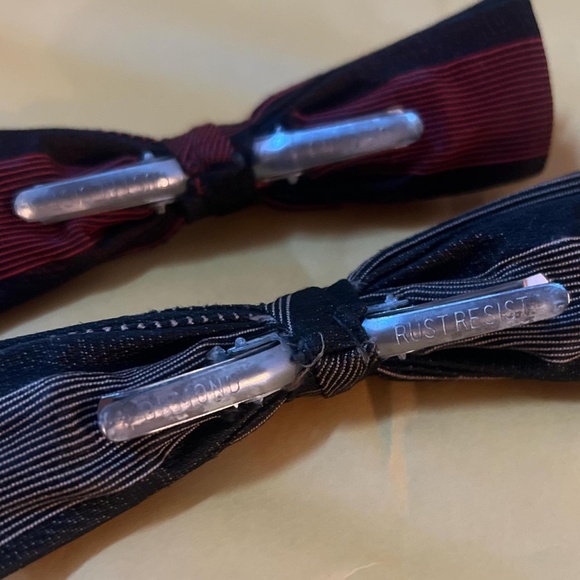 Rockabilly Style Clip On Bow ties - Picture 5 of 6